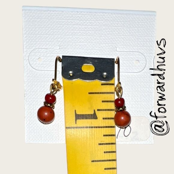 Bundle Sale 3 for $15 | Warm and Earthy Hand Crafted Dangle Earrings - Picture 7 of 8